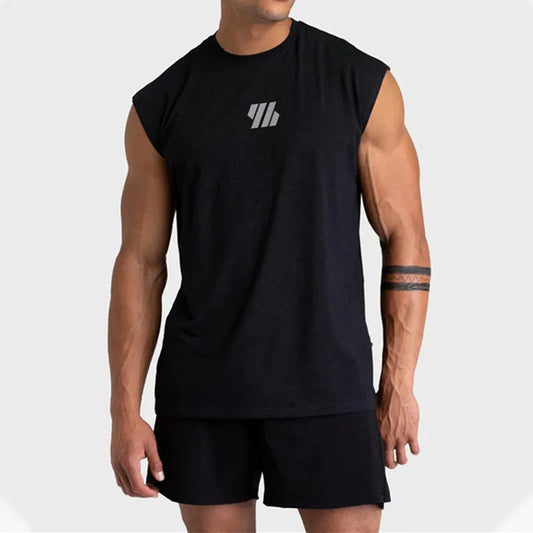 2024 Summer new Gym Vest Men Bodybuilding Sleeveless